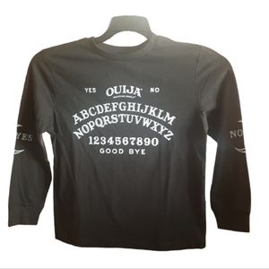 Ouija long sleeve charcoal colored shirt boys size small 6t